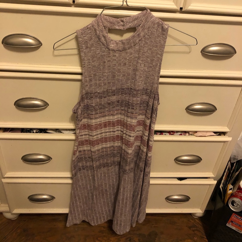 Pink Striped Dress